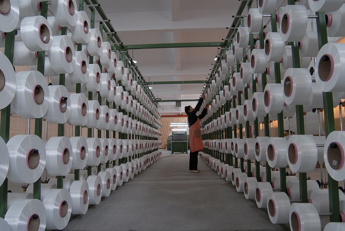 warping microfiber fabric